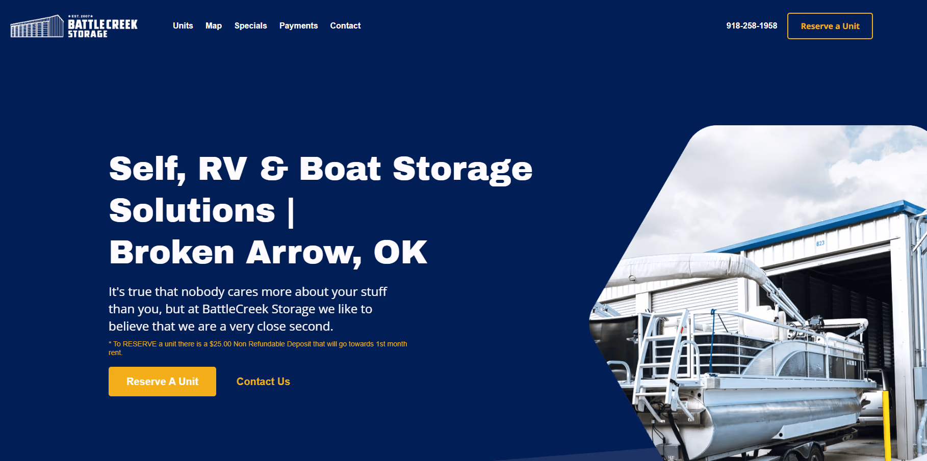 BattleCreek Storage - desktop
