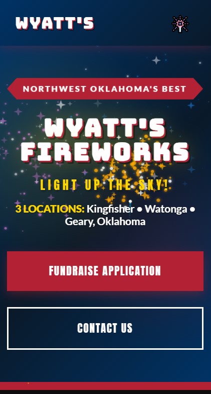 Wyatts FireWork — Synergy Digital Lab client website